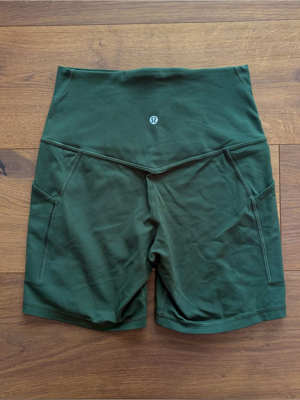 Lululemon Align Green Shorts with Pockets